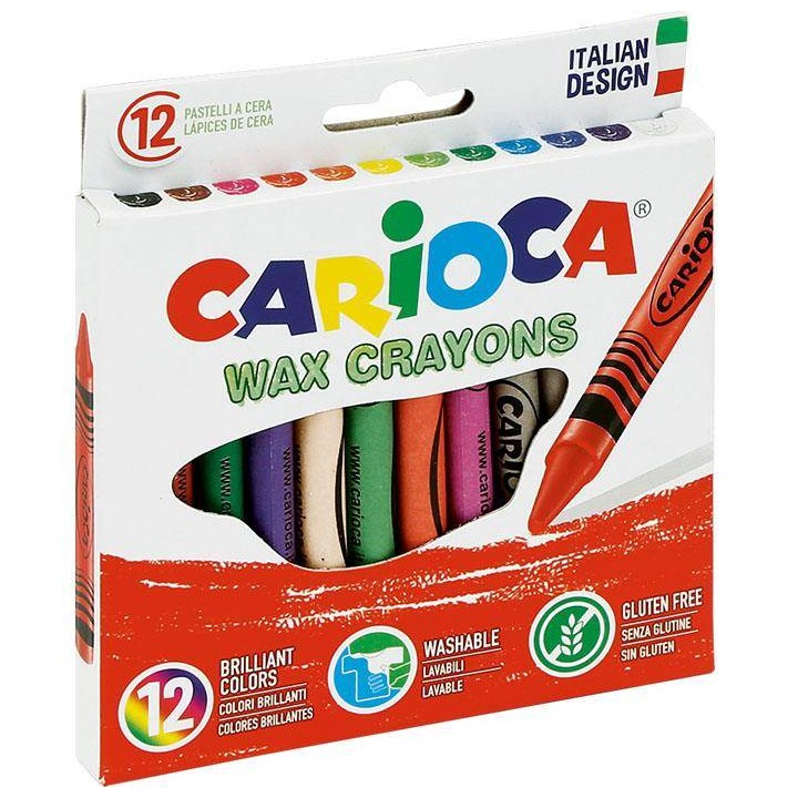 KREDKI ŚWIECOWE CARIOCA 42365 170-1870 12KOL