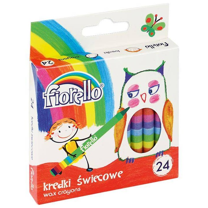 KREDKI ŚWIECOWE FIORELLO 170-1386 24KOL