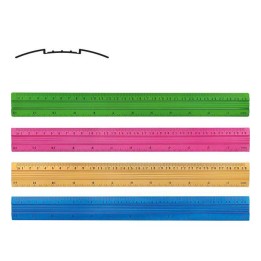 LINIJKA ALUMINIOWA 30CM GRAND GR-112-30 130-1322 MIX KOLORÓW