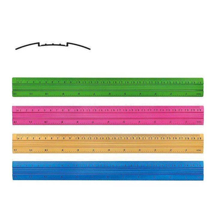 LINIJKA ALUMINIOWA 30CM GRAND GR-112-30 130-1322 MIX KOLORÓW