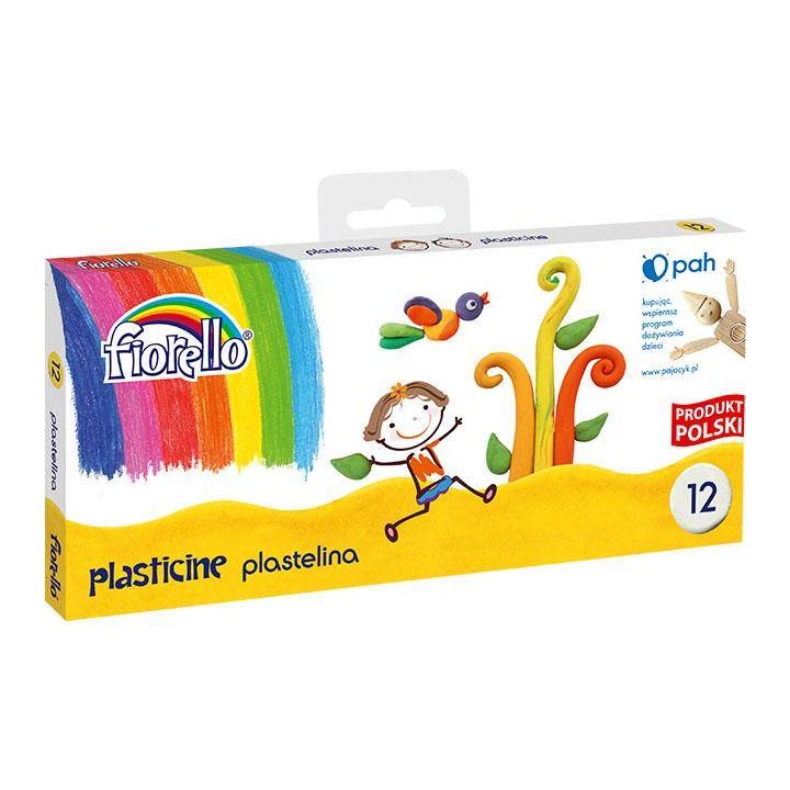 PLASTELINA FIORELLO 170-1432 12KOL 12*16G