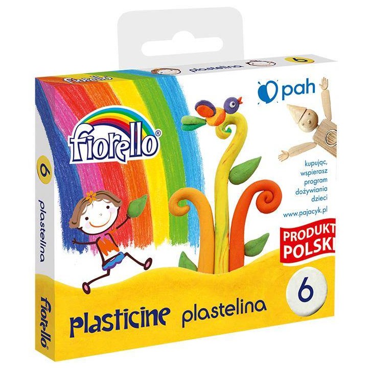 PLASTELINA FIORELLO 170-1430 6KOL 6*16G