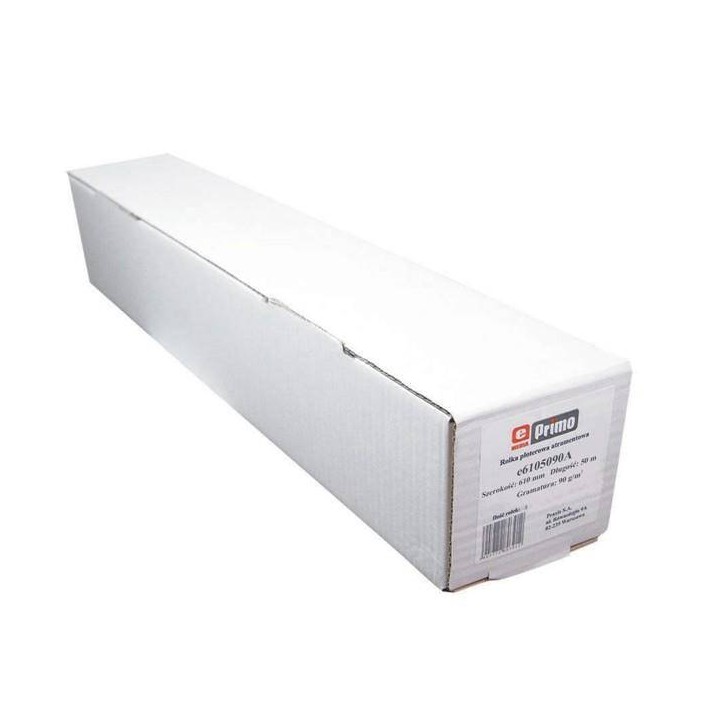 PAPIER DO PLOTERA 610MM X50M 90G EPRIMO ATRAMENTOWY E6105090A GILZA 50MM