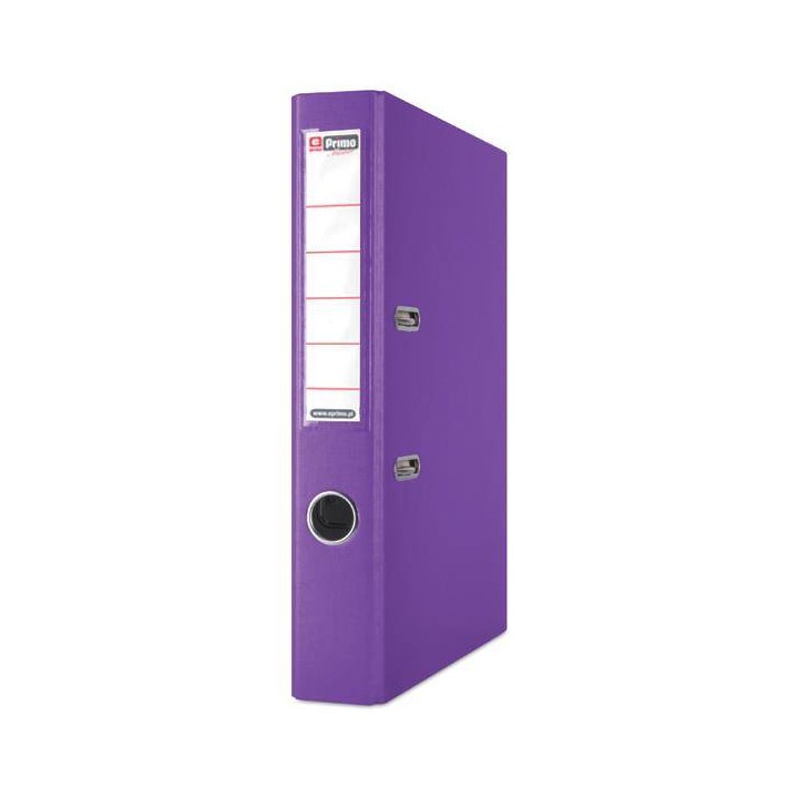 SEGREGATOR A4 EPRIMO MAS50 50MM E0863 FIOLETOWY DŹWIGNIOWY