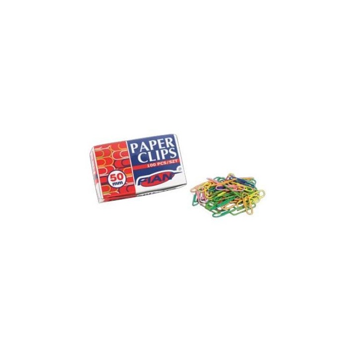 SPINACZE OKRĄGŁE 50MM FIAN PC50C KOLOROWE PUDEŁKO 100SZT