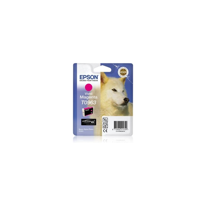 Tusz oryginalny EPSON T0963 C13T09634010 Magenta  11,4 ml