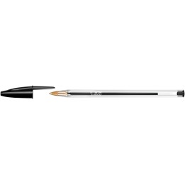 DŁUGOPIS BIC CRISTAL 847897 CZARNY 1.0MM PRZEZROCZYSTA OBUDOWA