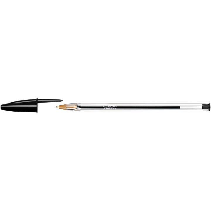 DŁUGOPIS BIC CRISTAL 847897 CZARNY 1.0MM PRZEZROCZYSTA OBUDOWA