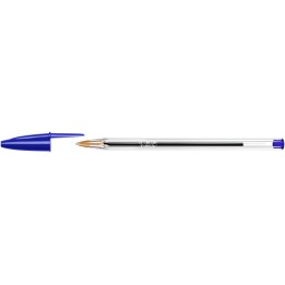 DŁUGOPIS BIC CRISTAL 8478981 NIEBIESKI 1.0MM PRZEZROCZYSTA OBUDOWA