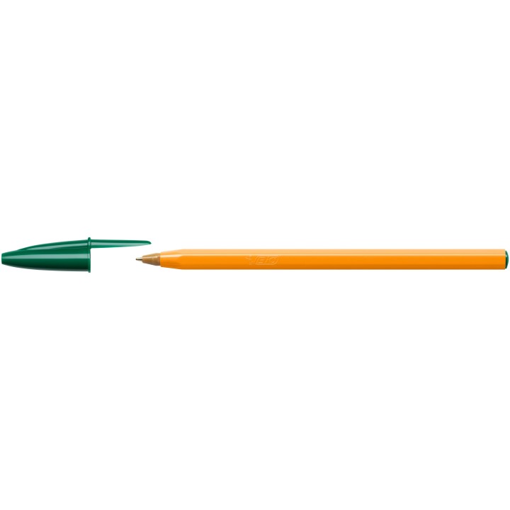 DŁUGOPIS BIC ORANGE 1199110113 ZIELONY 0.7MM POMARAŃCZOWA OBUDOWA