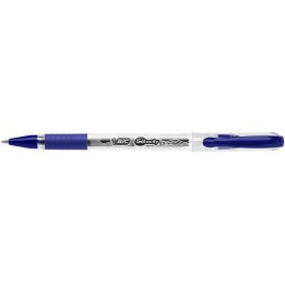 DŁUGOPIS ŻELOWY Z GUMOWYM UCHWYTEM BIC GEL-OCITY STIC CEL1010265 NIEBIESKI 0.5 OBUDOWA TRANSPARENTNA