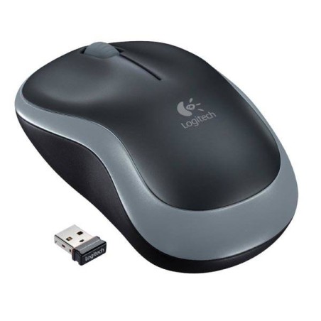 Mysz optyczna bezprzewodowa szara  LOGITECH M185 910-002238 