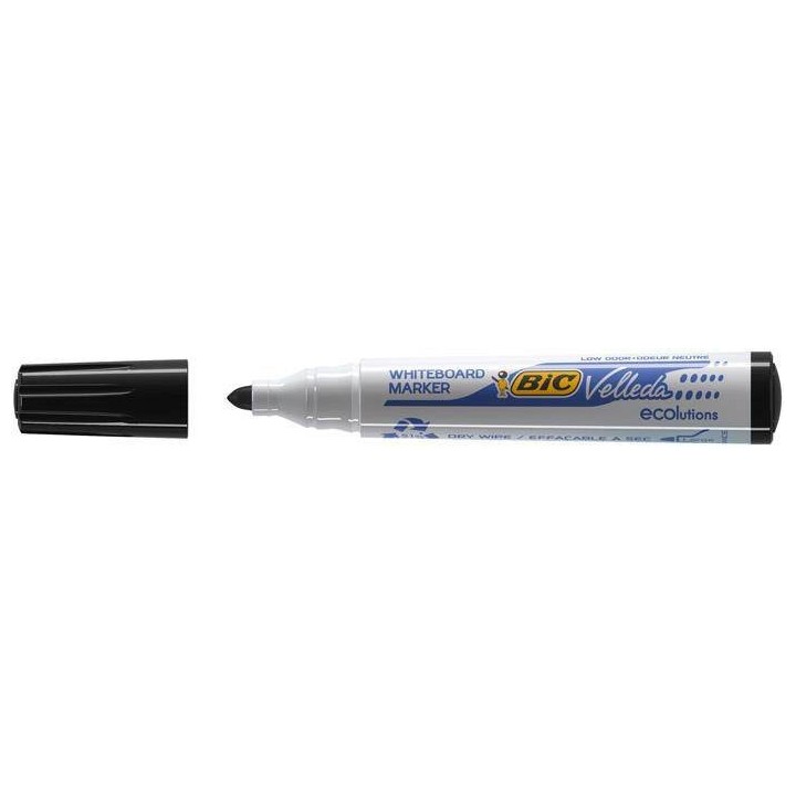 MARKER SUCHOŚCIERALNY BIC 1701 ECO 904937 CZARNY OKRĄGŁA K. 6MM