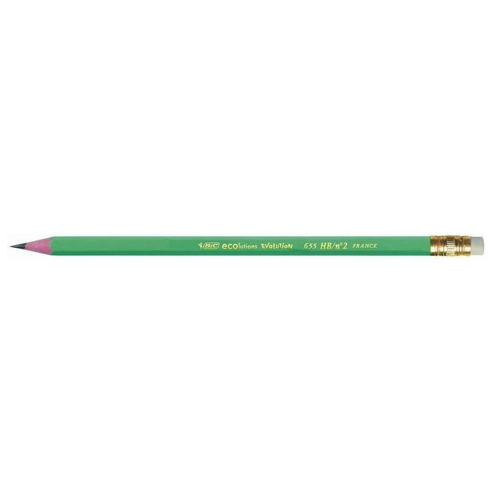 OŁÓWEK Z GUMKĄ BEZDRZEWNY BIC EVOLUTION 8803323 HB