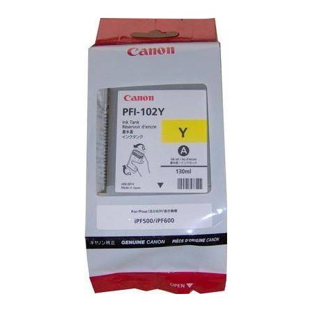 Tusz oryginalny CANON PFI102Y 0898B001 Yellow  130 ml