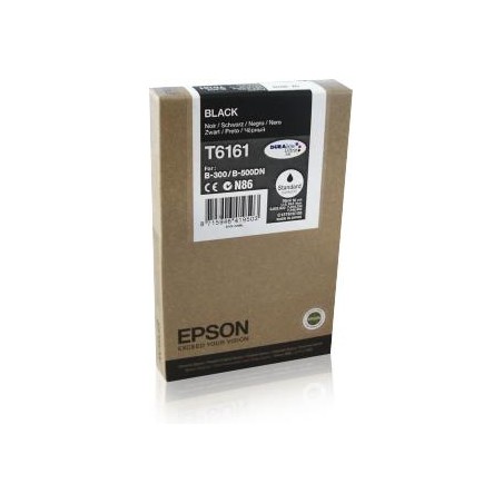 Tusz oryginalny EPSON T6161 C13T616100 Czarny  3000 stron