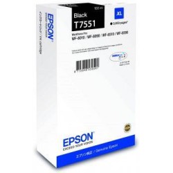 Tusz oryginalny EPSON T755140 C13T755140 Czarny  100 ml