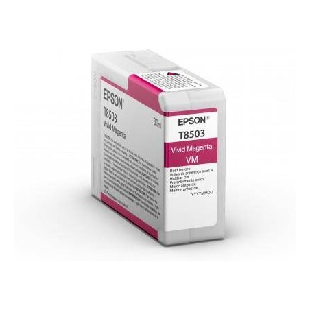 Tusz oryginalny EPSON T8503 C13T850300 Magenta  80 ml