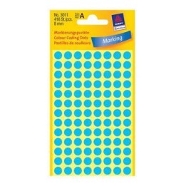 ETYKIETY SAMOPRZYLEPNE 8MM KÓŁKA DO ZAZNACZANIA AVERY ZWECKFORM 3011 NIEBIESKIE 416 SZT