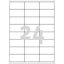 ETYKIETY SAMOPRZYLEPNE 70X35MM UNIWERSALNE AVERY ZWECKFORM TRWAŁE 3422 BIAŁE 100ARK*24SZT