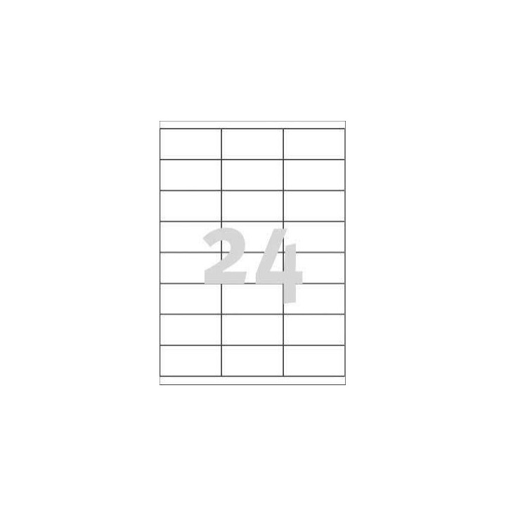 ETYKIETY SAMOPRZYLEPNE 70X35MM UNIWERSALNE AVERY ZWECKFORM TRWAŁE 3422 BIAŁE 100ARK*24SZT
