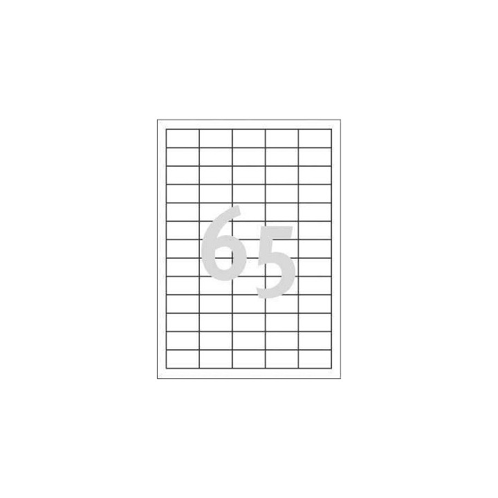 ETYKIETY SAMOPRZYLEPNE 38X21.2MM UNIWERSALNE AVERY ZWECKFORM TRWAŁE 3666 BIAŁE 100ARK*65SZT