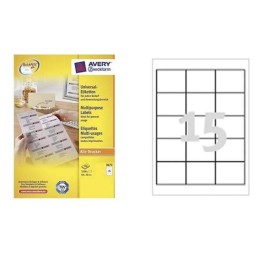 ETYKIETY SAMOPRZYLEPNE 64X50MM UNIWERSALNE AVERY ZWECKFORM TRWAŁE 3672 BIAŁE 100ARK*15SZT
