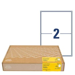 ETYKIETY WYSYŁKOWE 199.6X143.5MM DO ADRESOWANIA AVERY ZWECKFORM 8018-300 BIAŁE 300ARK*2SZT