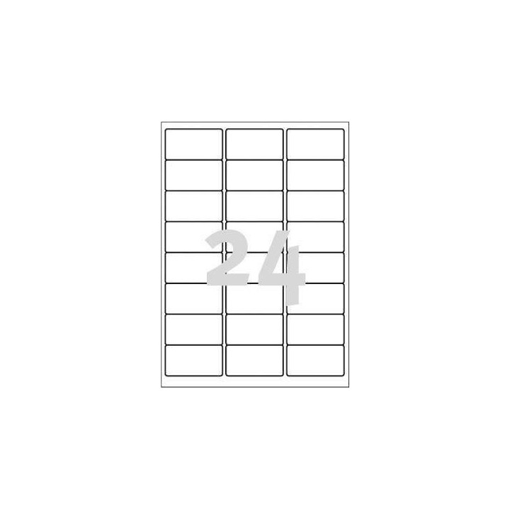 ETYKIETY ZEWNĘTRZNE 63.5X33.9MM OCHRONNE, ZABEZPIECZAJĄCE AVERY ZWECKFORM L4773-20 BIAŁE 20ARK*24SZT