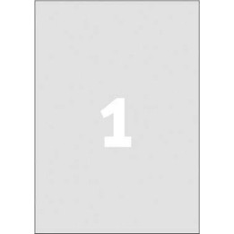 ETYKIETY SAMOPRZYLEPNE 210X297MM ZNAMIONOWE POLIESTROWE AVERY ZWECKFORM L6013-20 SREBRNE 20ARK*1SZT