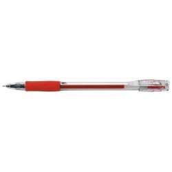 Długopis żelowy z gumowym uchwytem RYSTOR FUN GEL 428-001 czerwony 0.5