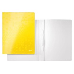 Skoroszyt kartonowy A4 LEITZ WOW 30010016 żółty