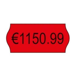 ETYKIETY SAMOPRZYLEPNE 12X26MM DO METKOWNIC AVERY ZWECKFORM RPLP1226 CZERWONE 15000 SZT