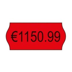 ETYKIETY SAMOPRZYLEPNE 12X26MM DO METKOWNIC AVERY ZWECKFORM RPLP1226 CZERWONE 15000 SZT