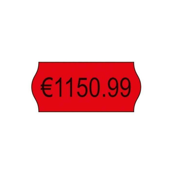 ETYKIETY SAMOPRZYLEPNE 12X26MM DO METKOWNIC AVERY ZWECKFORM RPLP1226 CZERWONE 15000 SZT