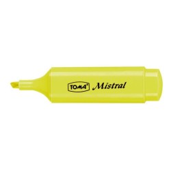 Zakreślacz TOMA MISTRAL TO-334 6 2 żółty pastel 1-5mm