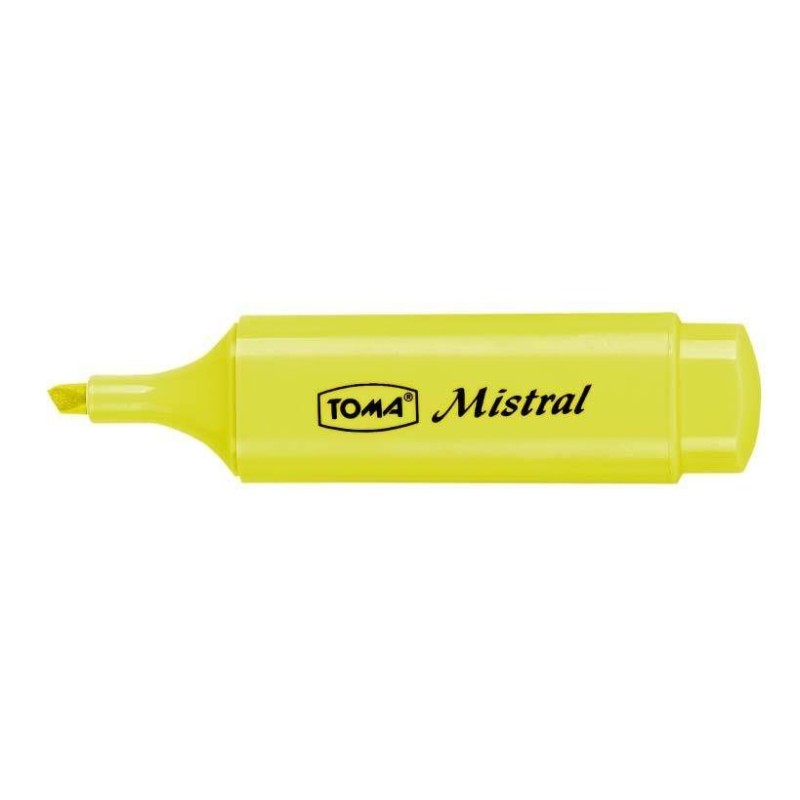 Zakreślacz TOMA MISTRAL TO-334 6 2 żółty pastel 1-5mm