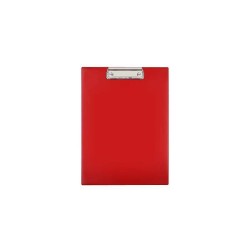 DESKA Z KLIPEM A4 BIUR-FOL KH-01-04 CZERWONA PVC