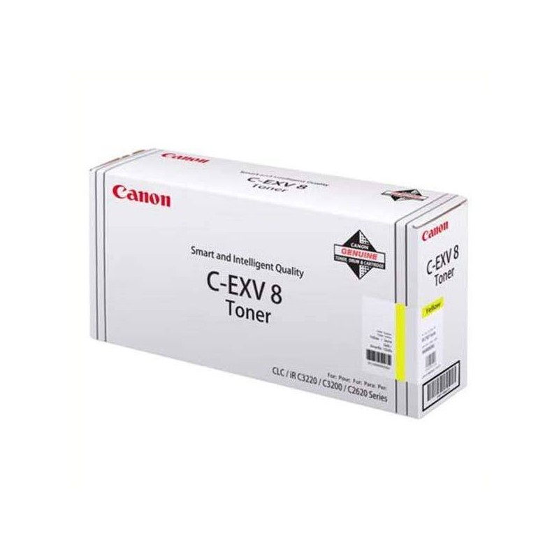 Toner oryginalny CANON CEXV8Y 7626A002 Yellow  25000 stron