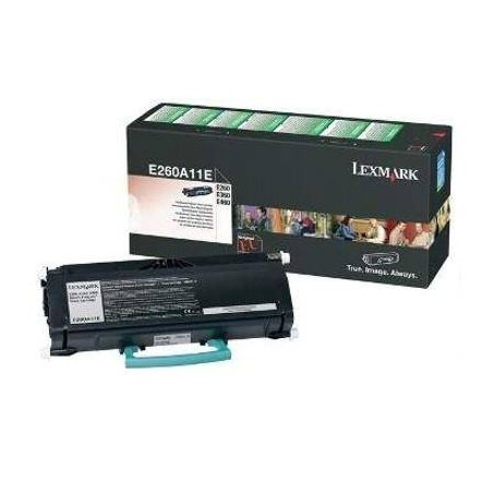 Toner oryginalny LEXMARK E260A11E Czarny 3500 stron