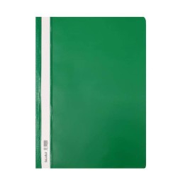 SKOROSZYT TWARDY PLASTIKOWY A4 BIUR-FOL ST-01-02 ZIELONY PVC 20SZT