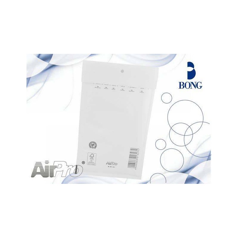 Koperta B/12 bąbelkowa HK BONG AIRPRO 12211/4112 biała 200szt Koperta B/12 bąbelkowa HK BONG AIRPRO 12211/4112 biała 200szt