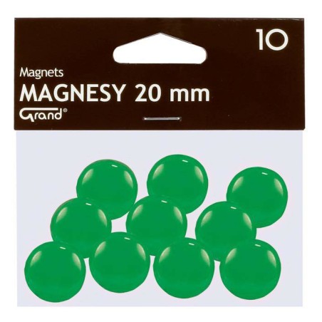 Magnesy 20mm Grand 130-1692 zielone 10szt