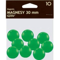 Magnesy 30mm Grand 130-1697 zielone 10szt