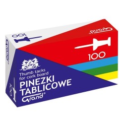 Pinezki tablicowe kolorowe Grand 110-1655 100szt