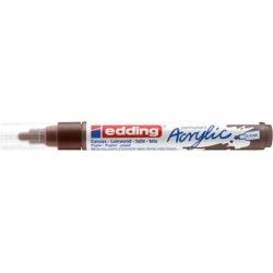 Marker akrylowy  EDDING 5100 matowy czekoladowy brąz 2-3 mm