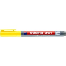 Marker suchościeralny EDDING 361 żółty 1 mm