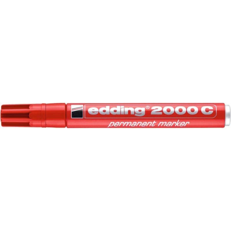 Marker permanentny EDDING 2000 C czerwony 1.5-3 mm