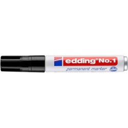 Marker permanentny EDDING no.1 czarny 1-5mm