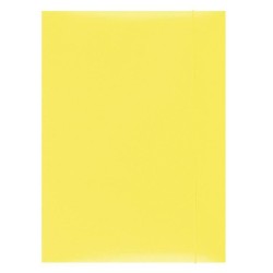 Teczka z gumką A4 OFFICE PRODUCTS żółta karton 300gsm